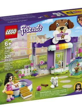 LEGO FRIENDS: Doggy Day Care (41691) 100% Complete Set Poodle Emma Roxy